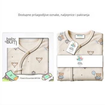 Bijela sklopiva kartonska kutija za pakiranje odjeće (majice i donje rublje), unisex, MOQ 1000 kom.