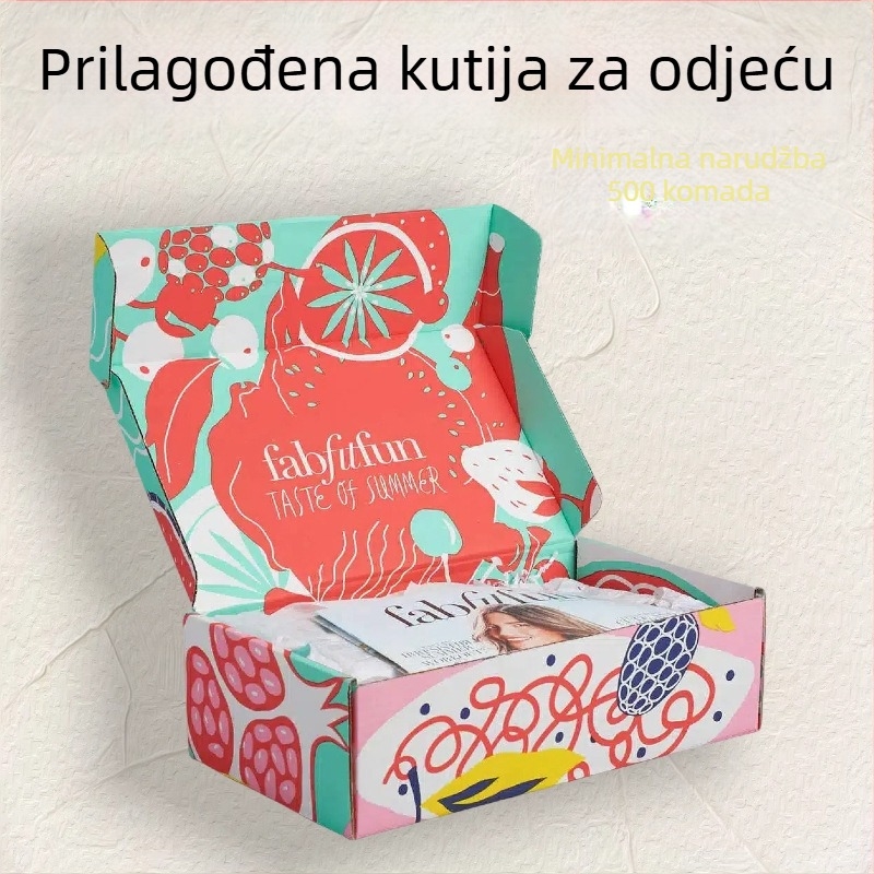 Kutija za pakiranje čarapa s prilagođenim dizajnom – pakiranje odjeće i darova