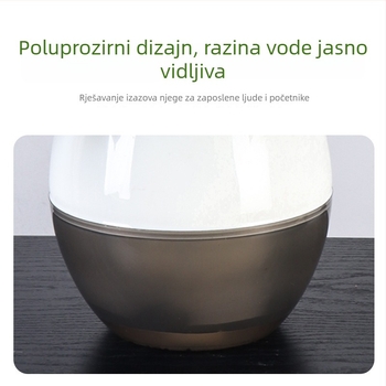 Oulinze kružna dvobojna plastična saksija s automatskim zalijevanjem