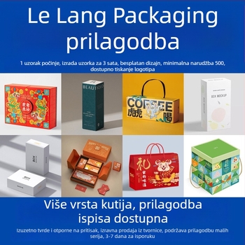 Prilagođene tiskane kutije od valovitog kartona za pakiranje odjeće i dodataka, poklon kutije