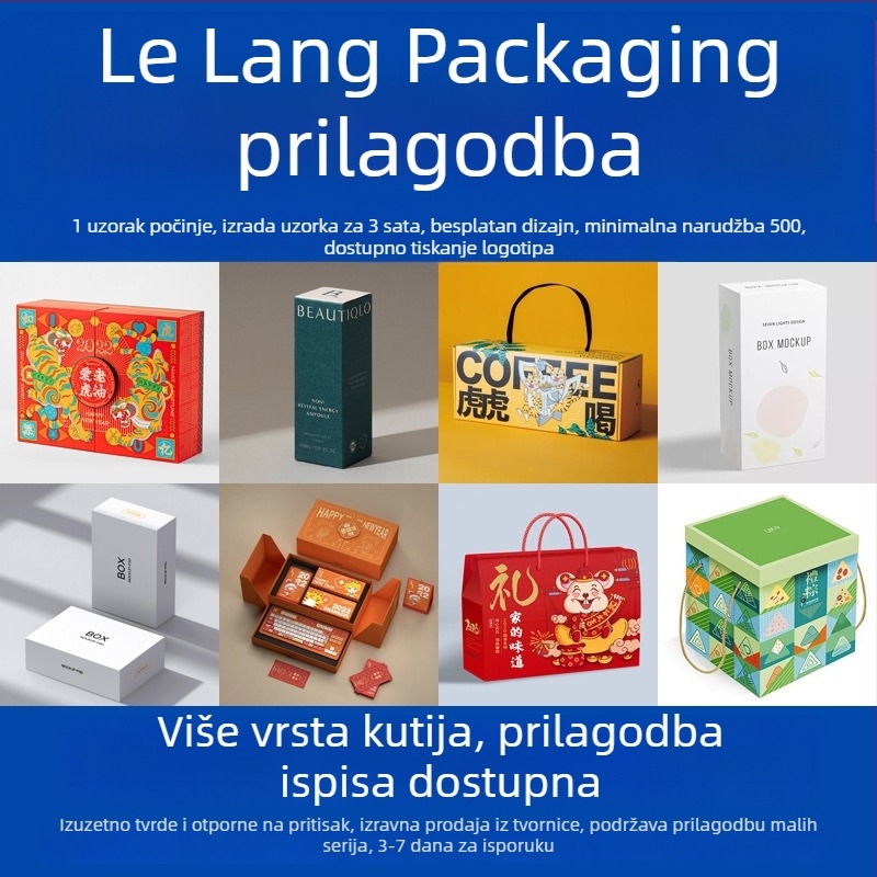 Prilagođene tiskane kutije od valovitog kartona za pakiranje odjeće i dodataka, poklon kutije