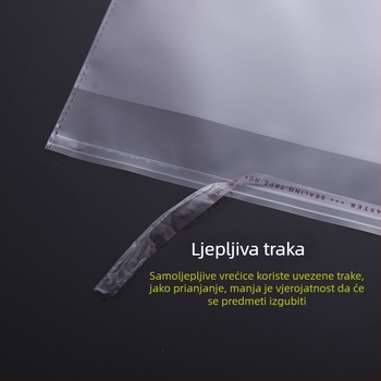 Samoljepljiva OPP vrećica za odjeću, prozirna ambalaža 32×45 cm