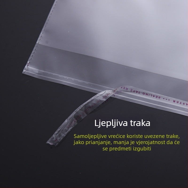 Samoljepljiva OPP vrećica za odjeću, prozirna ambalaža 32×45 cm