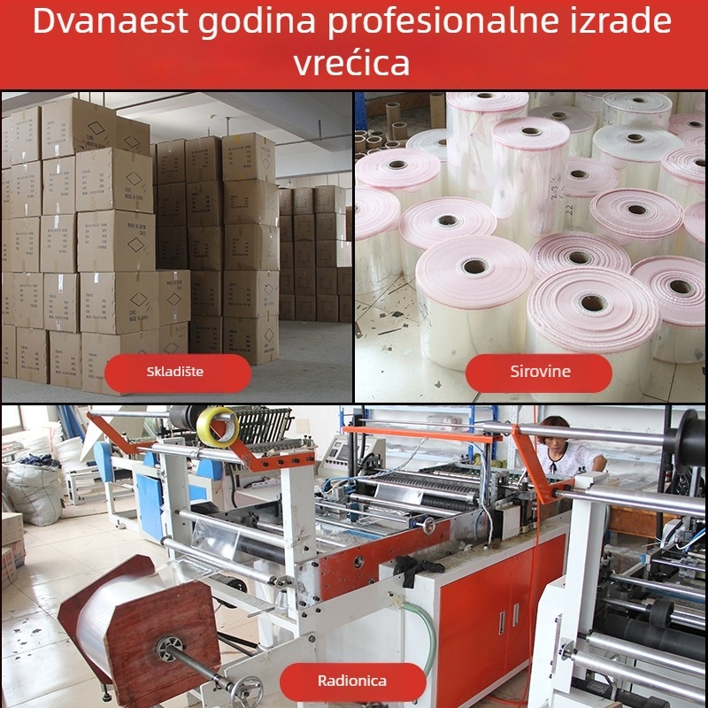 Prozirna samoljepiva OPP vrećica za pakiranje odjeće, plastična vrećica za odjeću