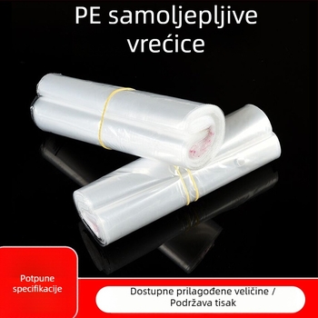 Prilagođena tiskana PE samoljepljiva vrećica za prozirno pakiranje odjeće
