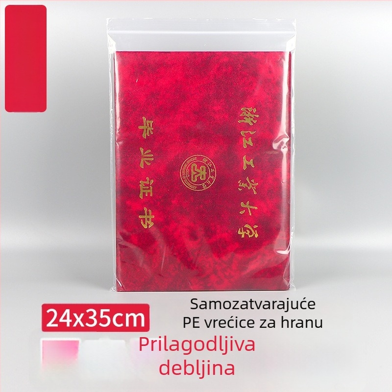 PE vrećice sa zatvaračem 24×35 cm, prozirne za pakiranje