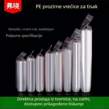 Prozirne PE samouzavaratne vrećice, debele, za hranu, nakit i pakiranje za pečenje
