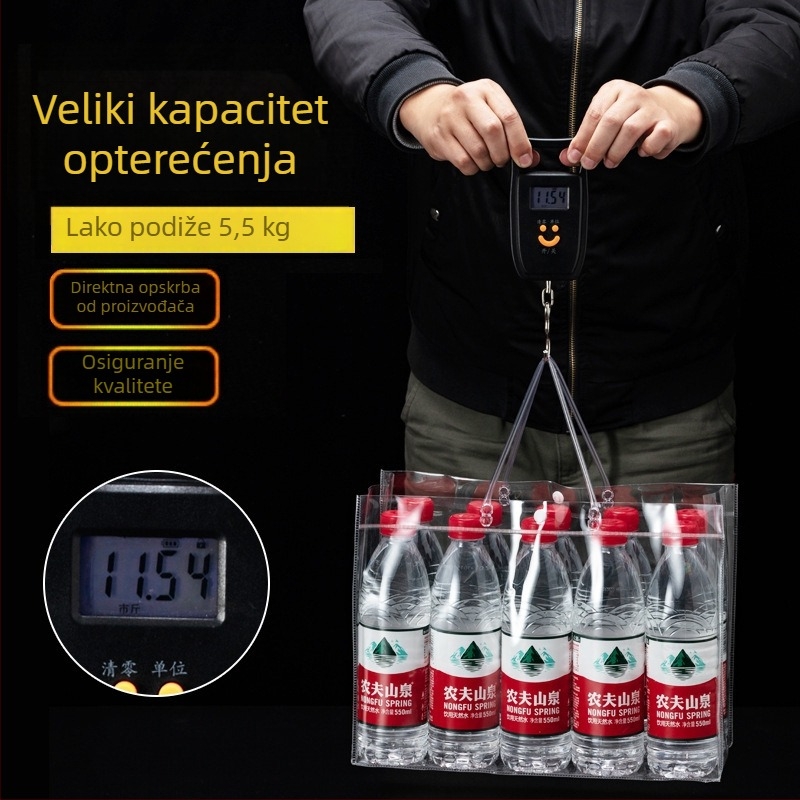 Prozirna PVC svadbena torbica za darove i kozmetiku s otiskom logotipa