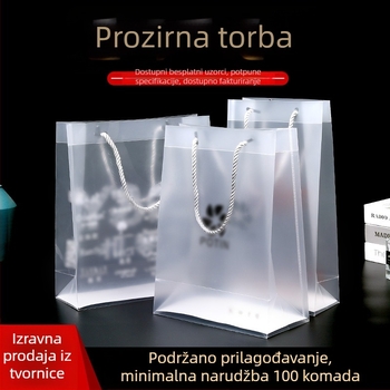 Prozirna PP matirana torba za poklone, plastična torba za odjeću, torba za poklone za Festival zmajevih brodova