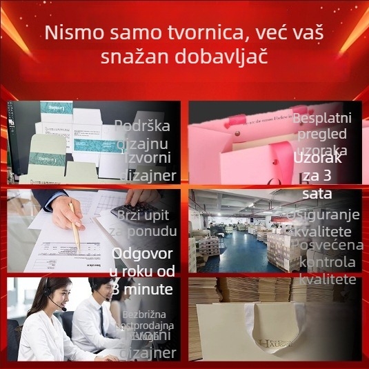 Prilagođene darovne torbe s otiskom logotipa, vrhunska papirnata torba za kupovinu i darove
