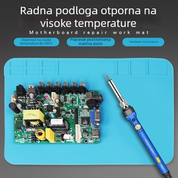 Visokotemperaturna, bez mirisa silikonska podloga za popravak mobilnih telefona, radna podloga za zavarivanje s anti-korozijskom magnetnom osnovom