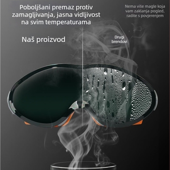 Zaštitne naočale za zavarivanje s tamnozelenim lećama, narančasti okvir, antifog, otporne na vjetar i prašinu, zaštita očiju za zavarivače