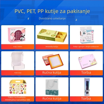 Prozirna kvadratna PVC plastična kutija za pakiranje svadbene slastice