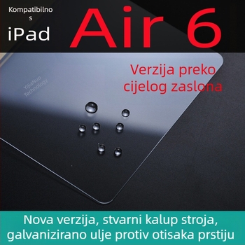 OneGano kaljeno staklo zaštitno za zaslon iPad Air 6 (11 inča), kompatibilno s Air 5 i Air 4