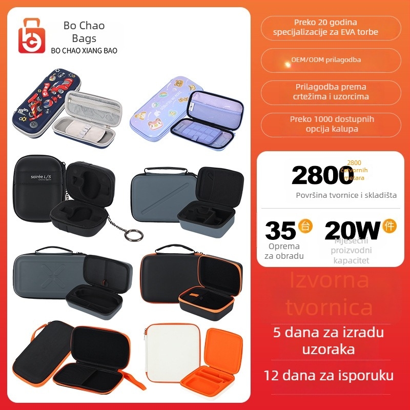 EVA torba za pohranu gaming konzole, torba za slušalice i alate, pogodna za Switch 2