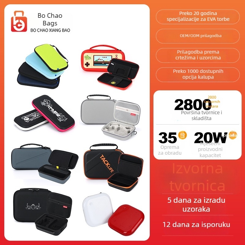 EVA torba za pohranu gaming konzole, torba za slušalice i alate, pogodna za Switch 2