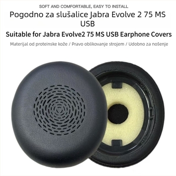 Zamjenske ušne jastučiće za Jabra Evolve2 75 + 75 MS UC slušalice