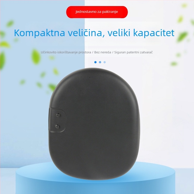 EVA kutija za pohranu bežičnih Bluetooth slušalica, otporna na udarce i pad, organizator tvrdog diska, prilagodba