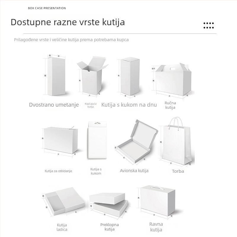 Kutija za pakiranje 3C digitalnih proizvoda za slušalice, kabeli i punjače — šarena kutija u obliku knjige, prilagodljiva