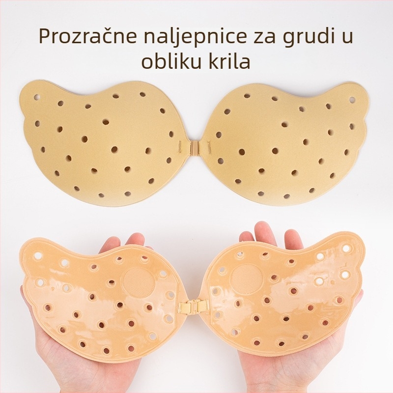 Prozračne naljepnice za bradavice u obliku manga, skupljaju i podižu dekolte uz čvrstu gornju potporu, za haljine bez naramenica