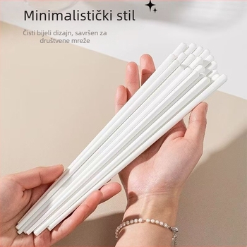 Keramičke štapiće za kućnu upotrebu, visokog kvaliteta, otporne na plijesan, otporne na visoke temperature, lako se čiste, bijeli porcelanski štapići.