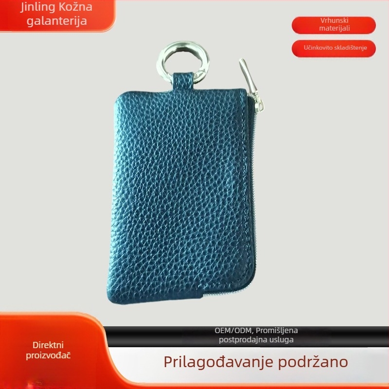 PU kožni novčanik za kovanice s liči uzorkom, mini torbica, japansko-korejski stil