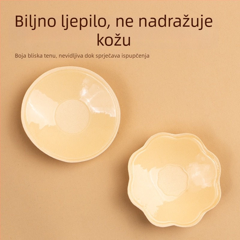 Nevidljive tanke flastere za bradavice, za male grudi, za vjenčanicu s otvorenim leđima