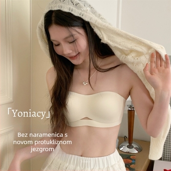 Ženski grudnjak bez naramenica, protuklizni, nevidljiv, bez šavova, dizajn tub-wrap