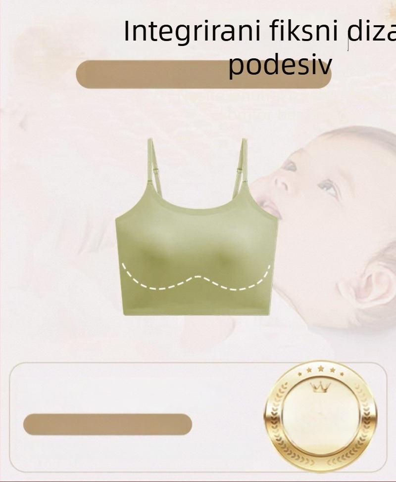Fteng Nevidljiva grudnjaka za žene, bez šavova, lagana ljetna, boja kože, 3/4 šalice, push-up, novi model 2025