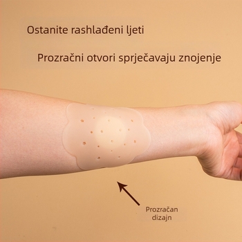 Silikonski flaster za grudi, u obliku cvijeta šljive, prozračan, bez šavova, ultra tanak, nevidljivo prekrivanje areole