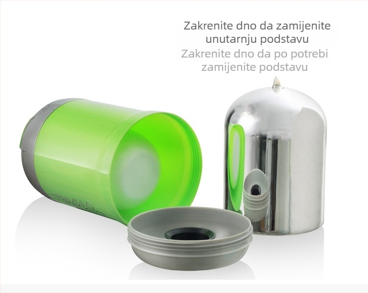 Jiayan vakuumska staklena unutarnja izolirana kutija za obrok, višeslojna izolacija, kapacitet 1,4 L, za učenike, trudnice, odrasle i starije