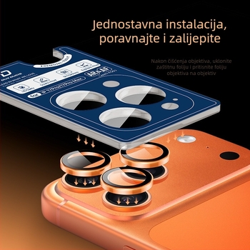 Film za zaštitu objektiva za iPhone 17 Pro Max – kaljeno staklo, HD zaštita od ogrebotina
