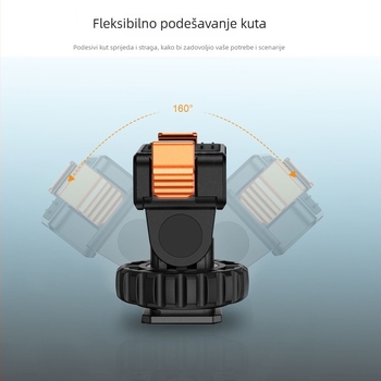 Action6 dvostruki magnetski gimbal za Osmo Nano baza, podešavanje nagiba i montaža na hladnu/toplu cipicu