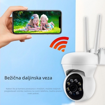 K21 PTZ kamera s HD noćnim vidom i punim bojama noćnog vida, unutarnja i vanjska upotreba, daljinsko praćenje preko mobilne aplikacije