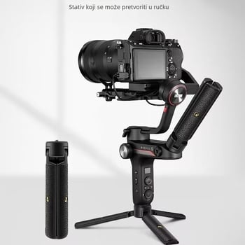 SLR fotoaparat tripod s prijenosnom ručkom, nosivost do 10 kg, kompatibilan sa Zhiyun Crane stabilizatorom, univerzalni dodatak za tripod