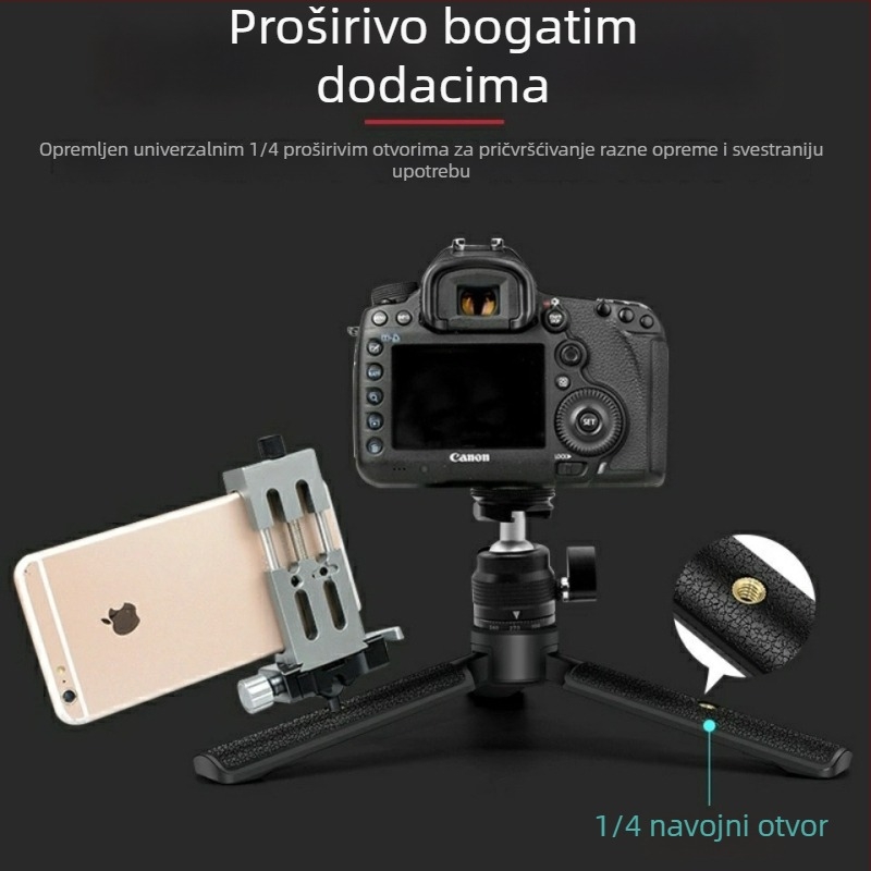 SLR fotoaparat tripod s prijenosnom ručkom, nosivost do 10 kg, kompatibilan sa Zhiyun Crane stabilizatorom, univerzalni dodatak za tripod