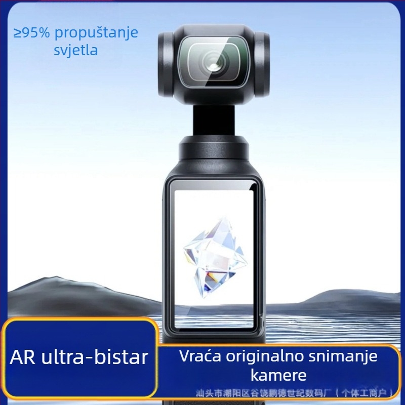 Kaljeno staklo za zaštitu objektiva DJI Pocket 3