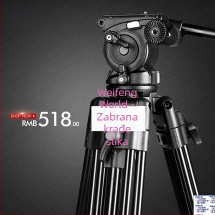 Weifeng WF718 profesionalni hidraulični pan-tilt stativ za DSLR kameru, 1,8 m