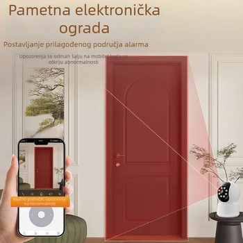 Qiaoan bežična kamera za nadzor, Wi-Fi daljinsko praćenje, kućni interkom s dvosmjernim zvukom, HD