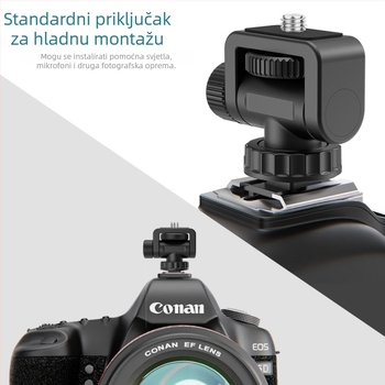 Snail adapter za hot shoe za tripod i bazu za selfie štap DSLR fotoaparata, univerzalni dodatak