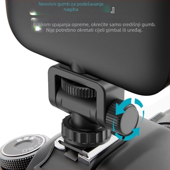 Snail adapter za hot shoe za tripod i bazu za selfie štap DSLR fotoaparata, univerzalni dodatak