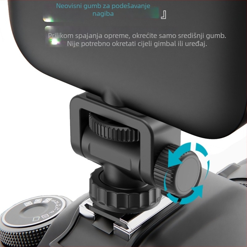 Snail adapter za hot shoe za tripod i bazu za selfie štap DSLR fotoaparata, univerzalni dodatak
