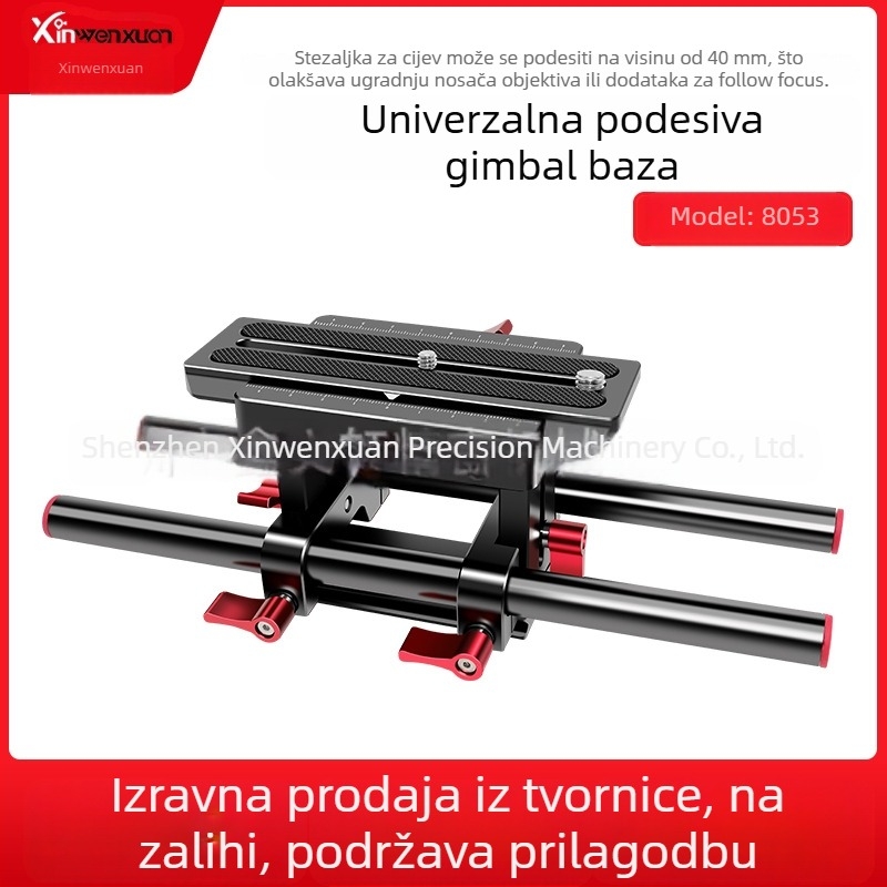 Xin Wenxuan 8053 DSLR 5D II komplet s pan-tilt šinom, bazom za kabel, follow fokus i zaštita svjetla