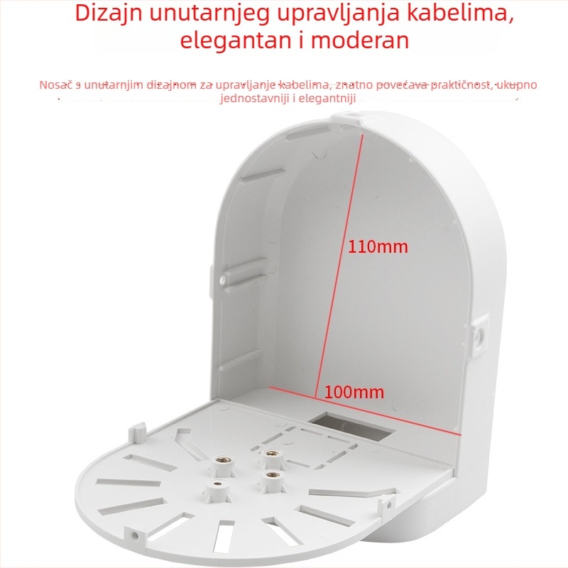 Univerzalni nosač za polusferične kamere, zidni, plastični