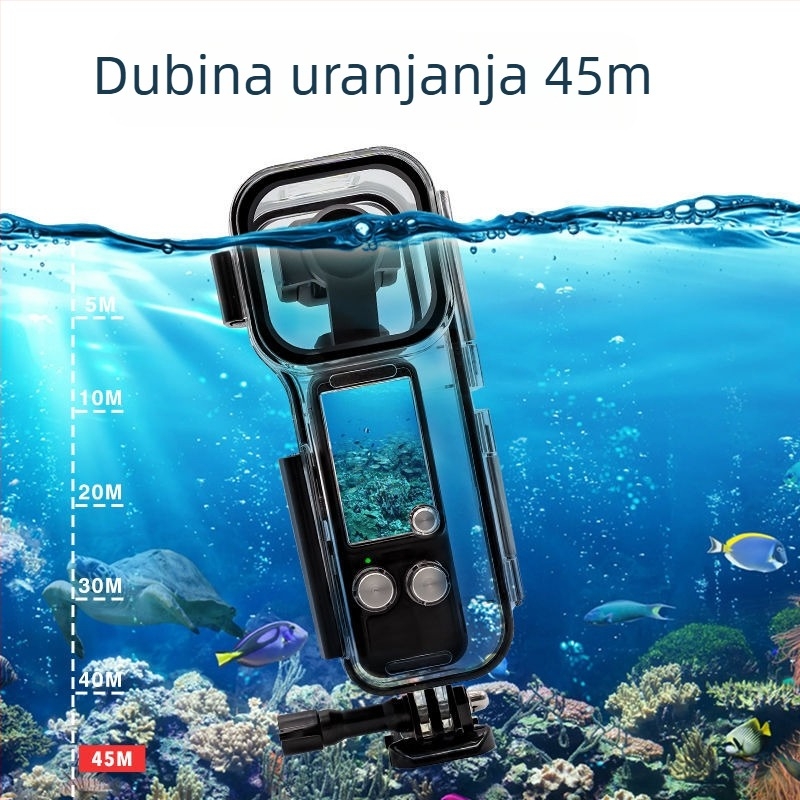 Podvodno kućište za DJI Osmo Pocket 3 — vodootporno kućište za 3-osi gimbal, do 40 m dubine