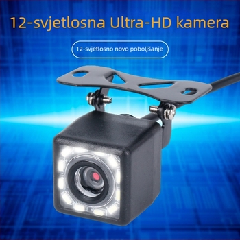 12V HD CCD kamera za vožnju unazad, veliki zaslon, univerzalni širokokutni noćni prikaz za automobil