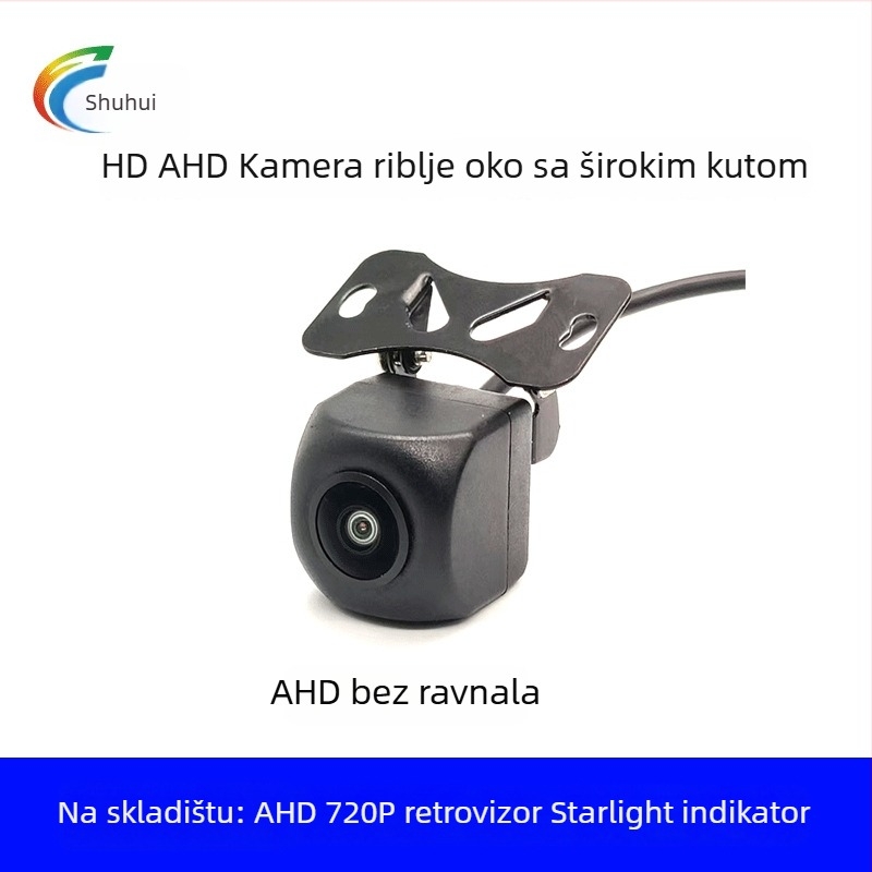 AHD kamera za vožnju unatrag sa statičnim linijama trajektorije, fisheye širokog ugla, stražnja kamera montirana na vozilo, HD noćni prikaz