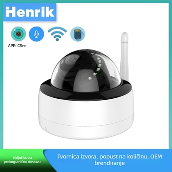 Xiongmai 4MP HD kućna mrežna kamera za stropnu montažu, s audio funkcijom i ICSee aplikacijom