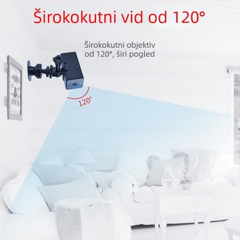 WD9 Eye Fan WiFi kamera s dugotrajnim snimanjem, noćnim vidom, širokokutnim objektivom, udaljenim hotspotom i automatskim prebacivanjem