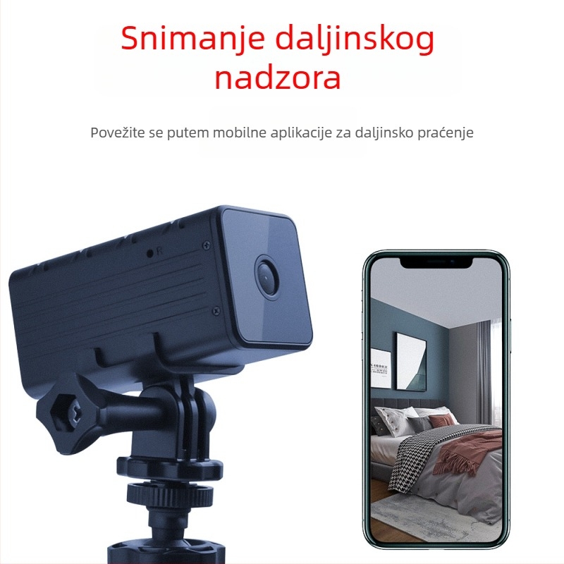 WD9 Eye Fan WiFi kamera s dugotrajnim snimanjem, noćnim vidom, širokokutnim objektivom, udaljenim hotspotom i automatskim prebacivanjem